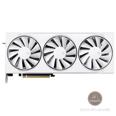 Placa de Vídeo XFX Swift RX 9070 OC WHITE TRIPLE FAN GAMING EDITION WITH AMD Radeon , 16GB, GDDR6, HDMI 3xDP, RDNA 4 - RX-97SWFB3W9