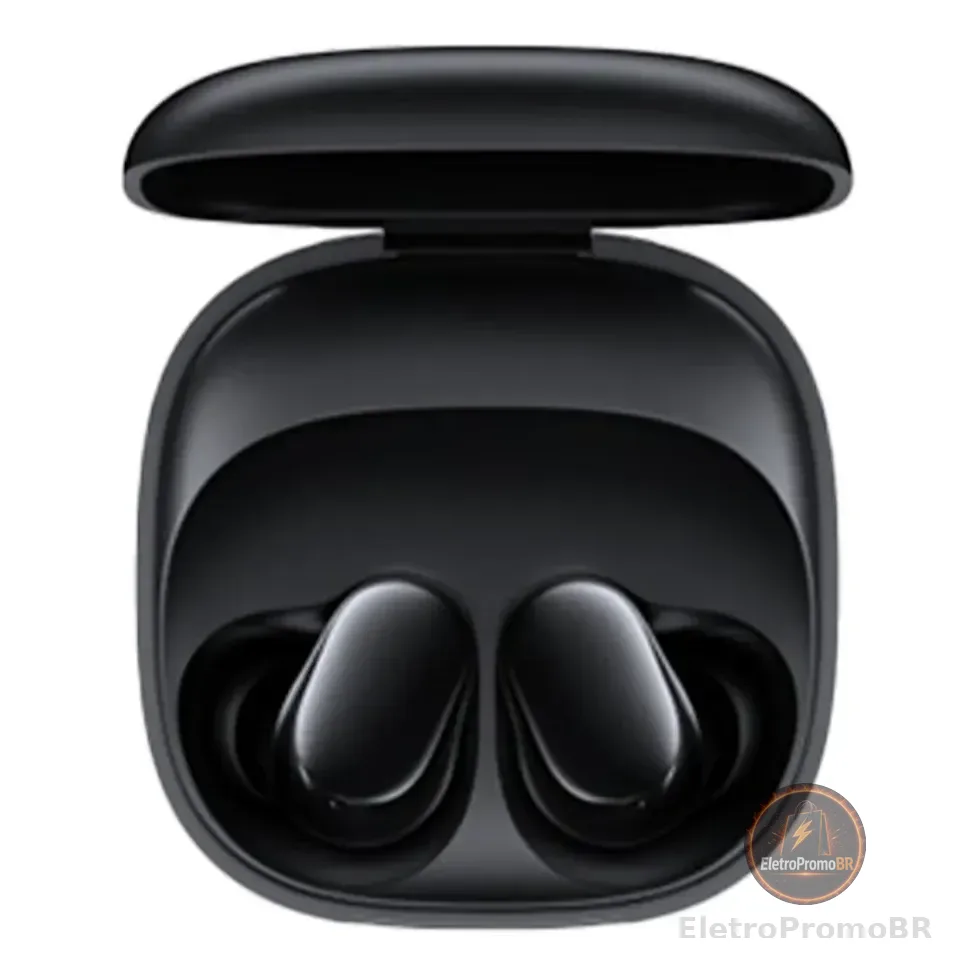 Fone Bluetooth Xiaomi Redmi Buds 6 Play Cor Preto Original Preto