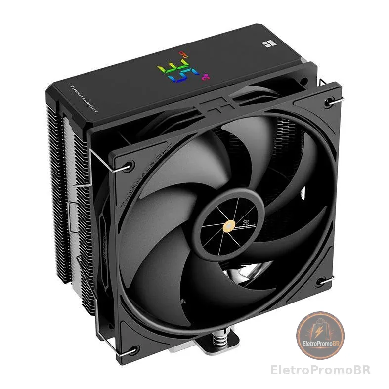 Cooler Para Processador Thermalright Assasin X 120 R Digital, 120mm, Preto, TR-AX-120-R-DIG-BK