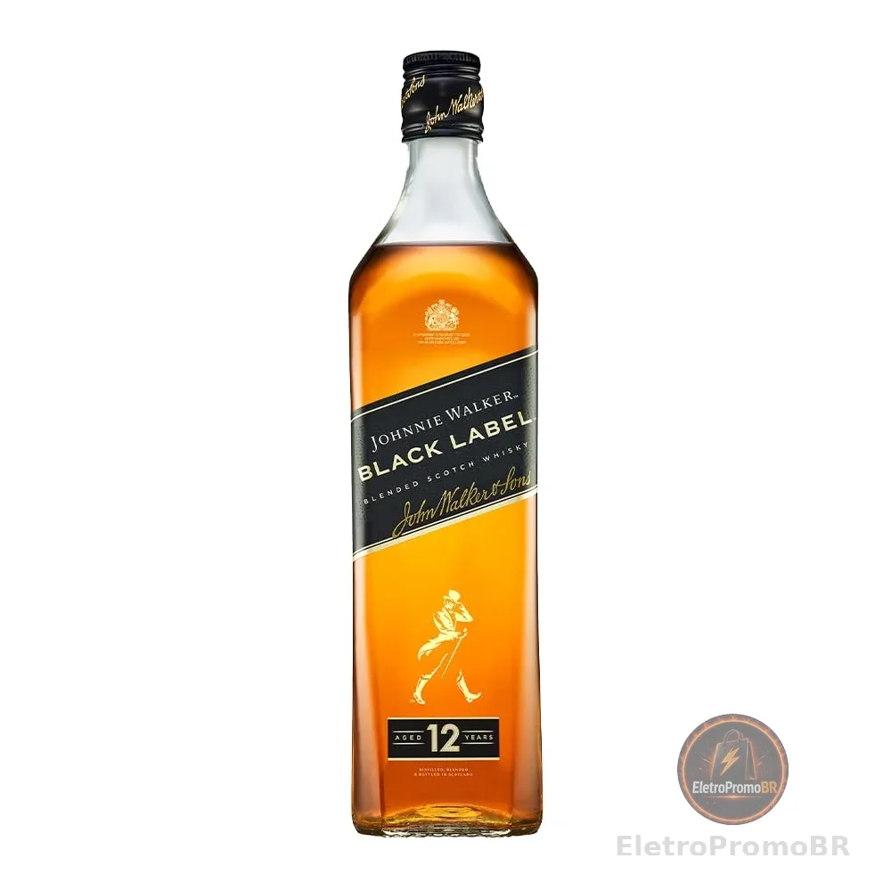 Whisky Johnnie Walker Black Label 12 Anos 1L