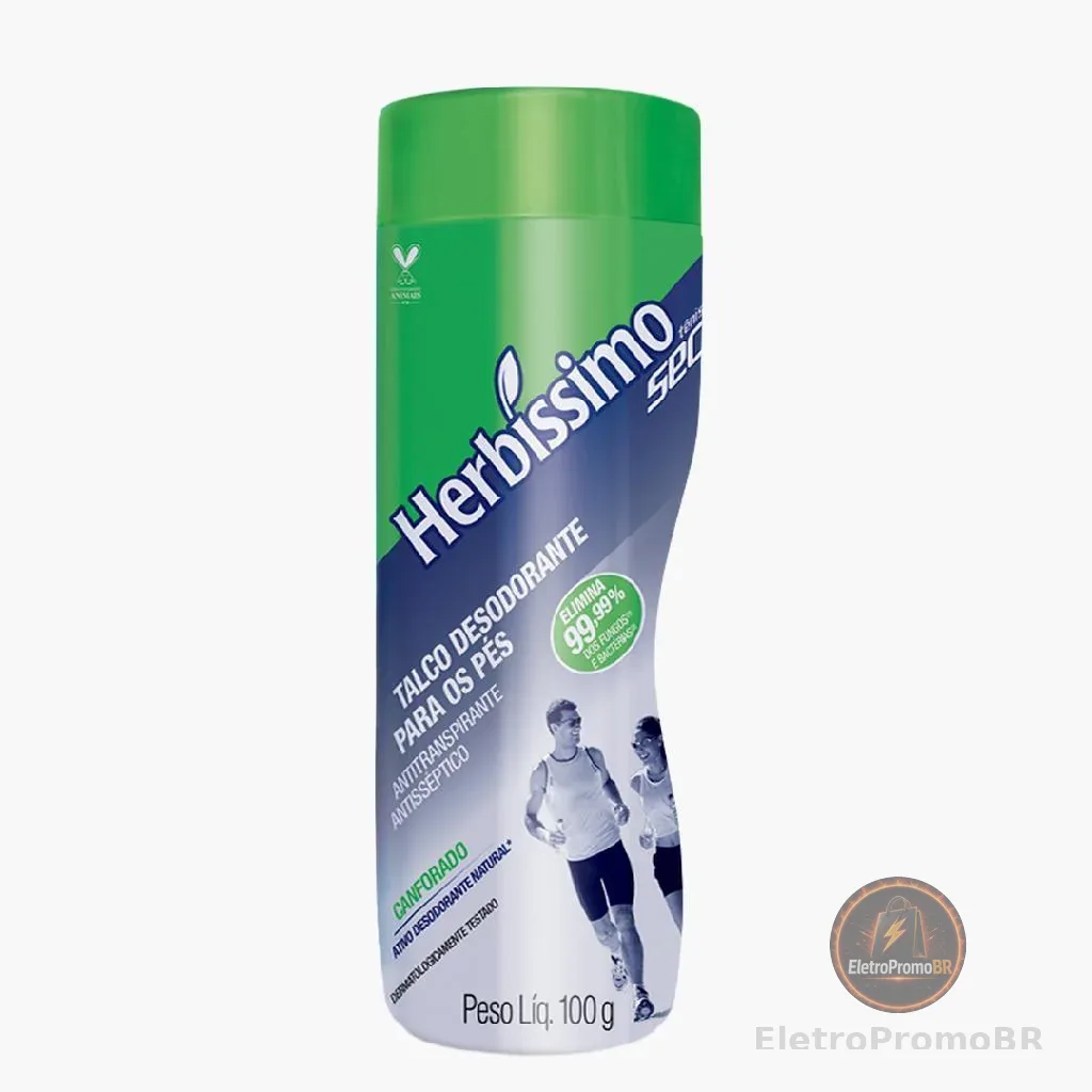 Talco Herbíssimo SEC Canforado 100g