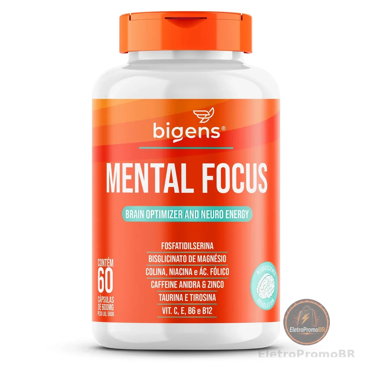 Mental Focus, 60 Cápsulas, Bigens (Unidade)