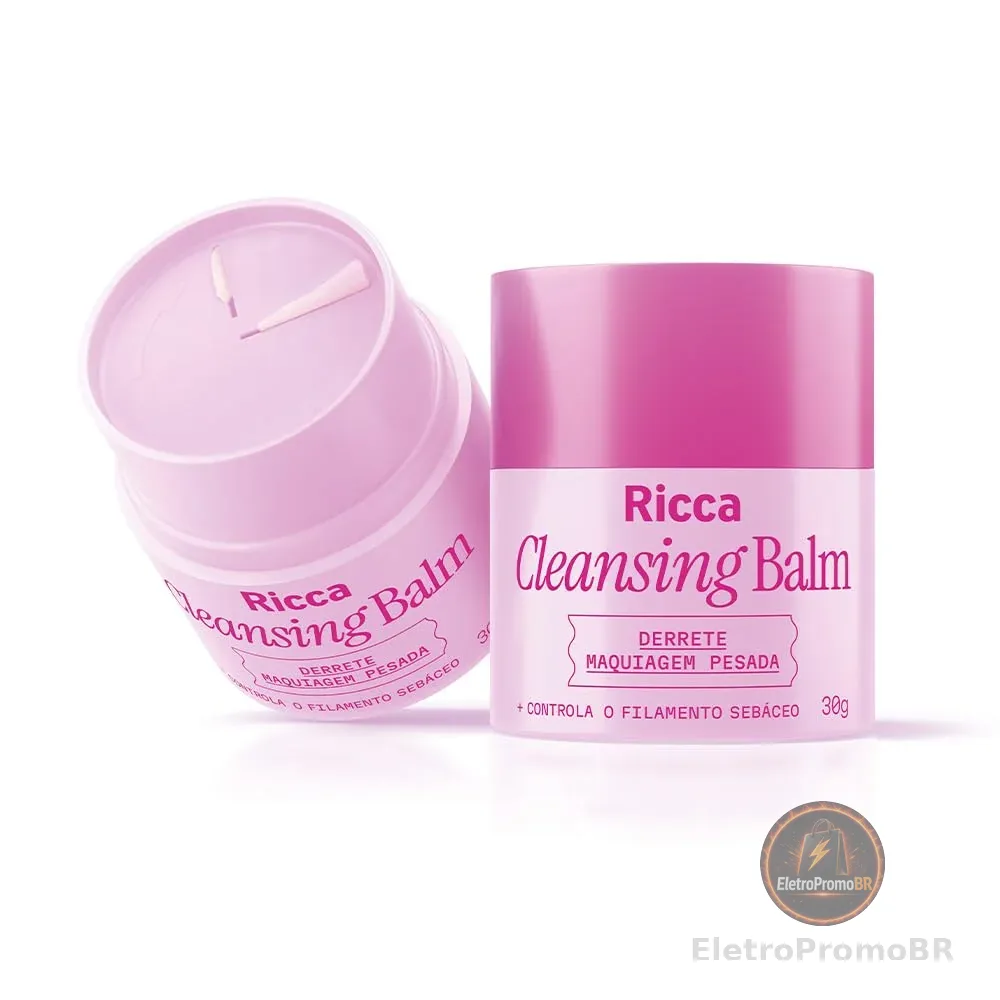 CLEANSING BALM RICCA - BÁLSAMO DE LIMPEZA FACIAL RICCA