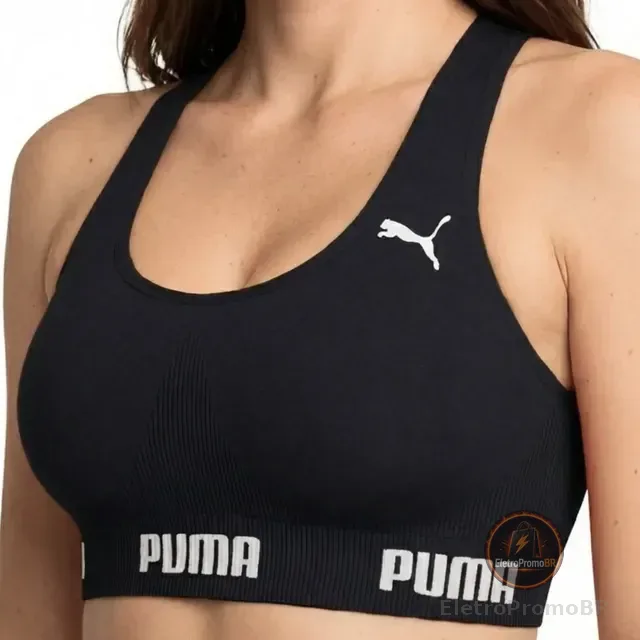 Top Puma Academia Fitness Original Nadador Alta Sustentação