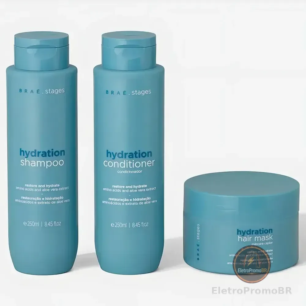 Braé - Kit Stages Hydration - SH+CD+Másc