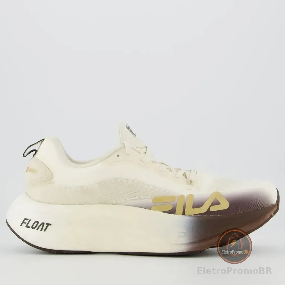Tenis Fila Float Maxxi 2 Pro Feminino Branco E Marrom Branco - 37,0 Br
