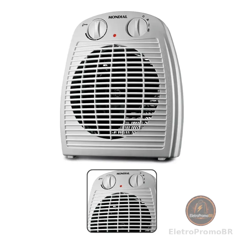 Aquecedor De Ar 2000w Mondial A-08 220v Portátil