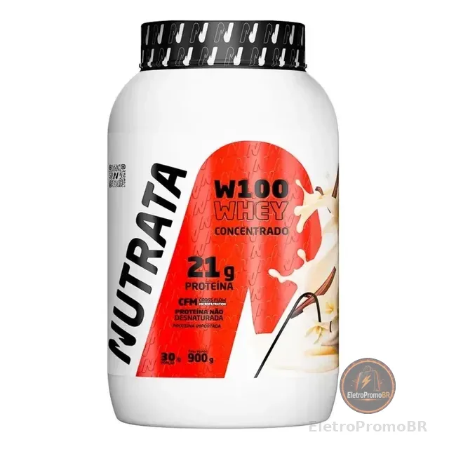 Whey Protein W100 Concentrado 900g Nutrata