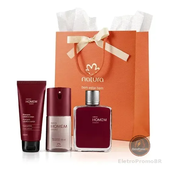 Presente Kit Natura Homem Sagaz Masculino Original