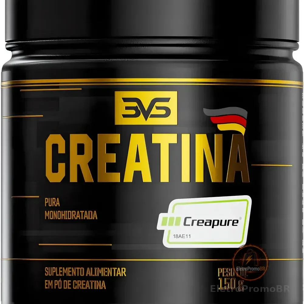 Creatina Creapure® 150g - 100% Pura e Produzida com Matéria-prima Alemã - 3VS Nutrition