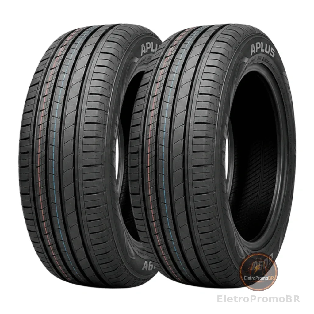 Kit 2 Pneus 195/55R15 Aplus 85V A601 Aro15