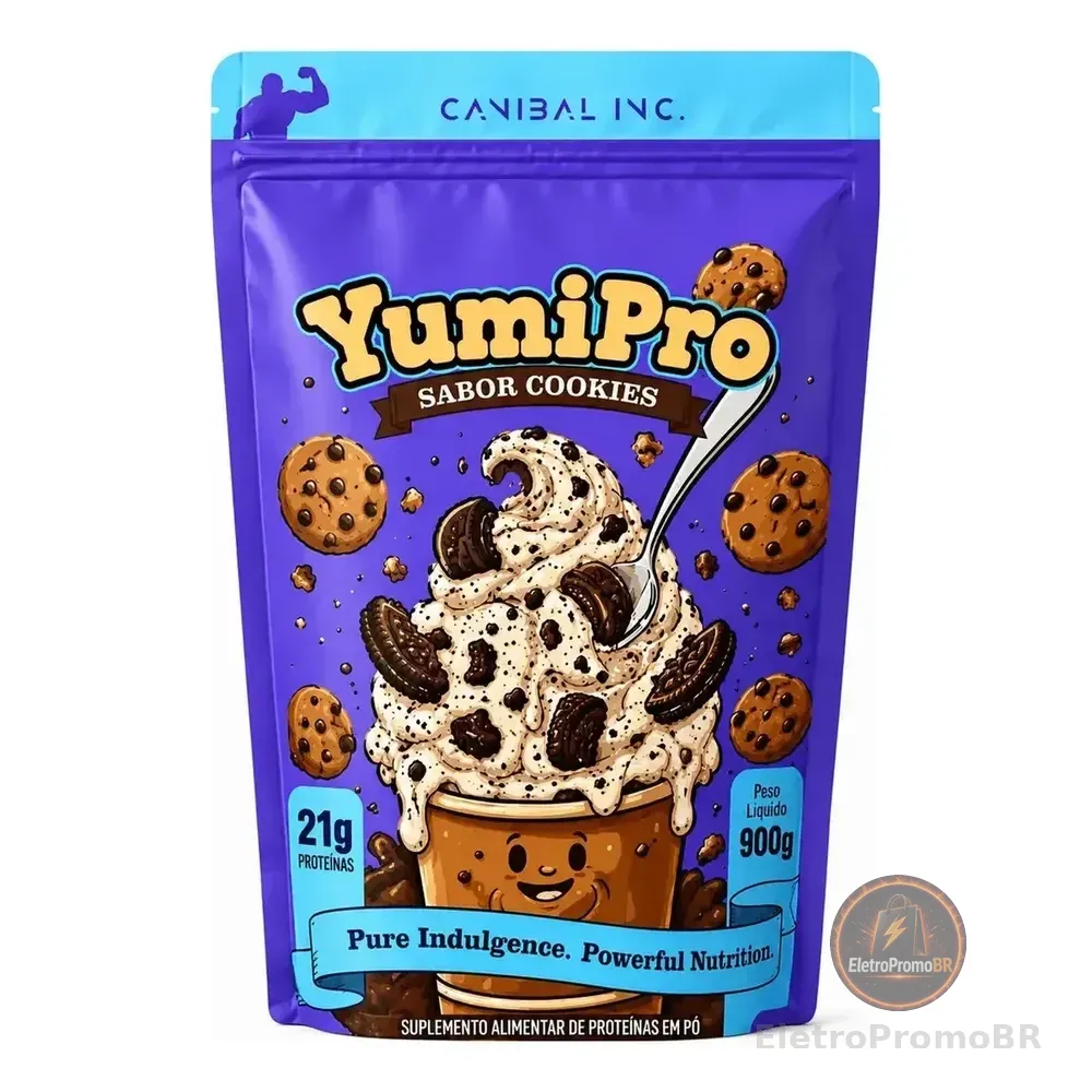 Yumi Pro 900g Canibal Whey Protein Concentrado 21g Protein Cookies