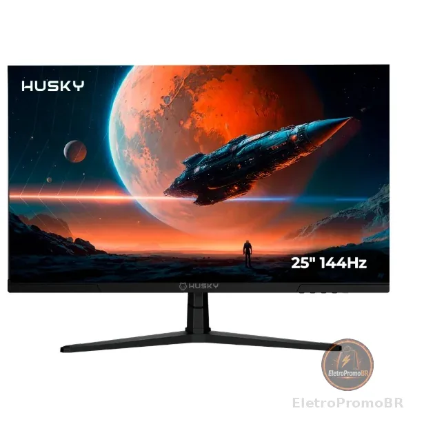 Monitor Gamer Husky Boreal 25", FHD, 144Hz, IPS, Adaptive Sync, DisplayPort e HDMI, HDR - HMG00124PT