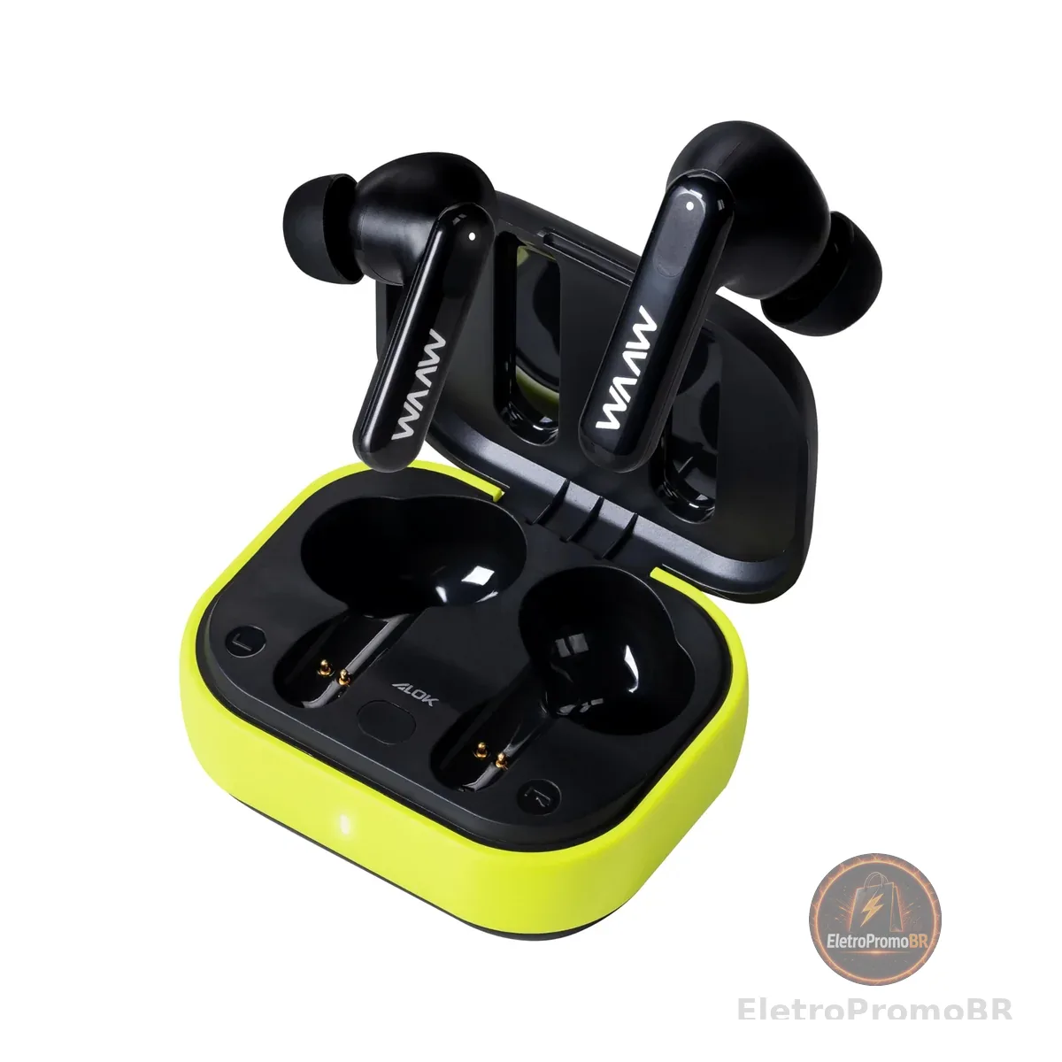 WAAW by ALOK Fone de Ouvido MOB 500 ANC Bluetooth, com Modo Gamer e Resistente a Respingos D'Água, Até 36h de Autonomia