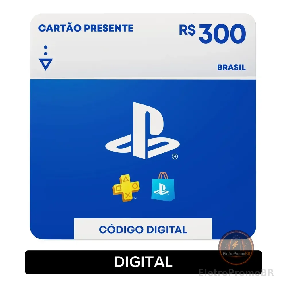 Sony PlayStation Store Gift Card R$ 300 (Digital)