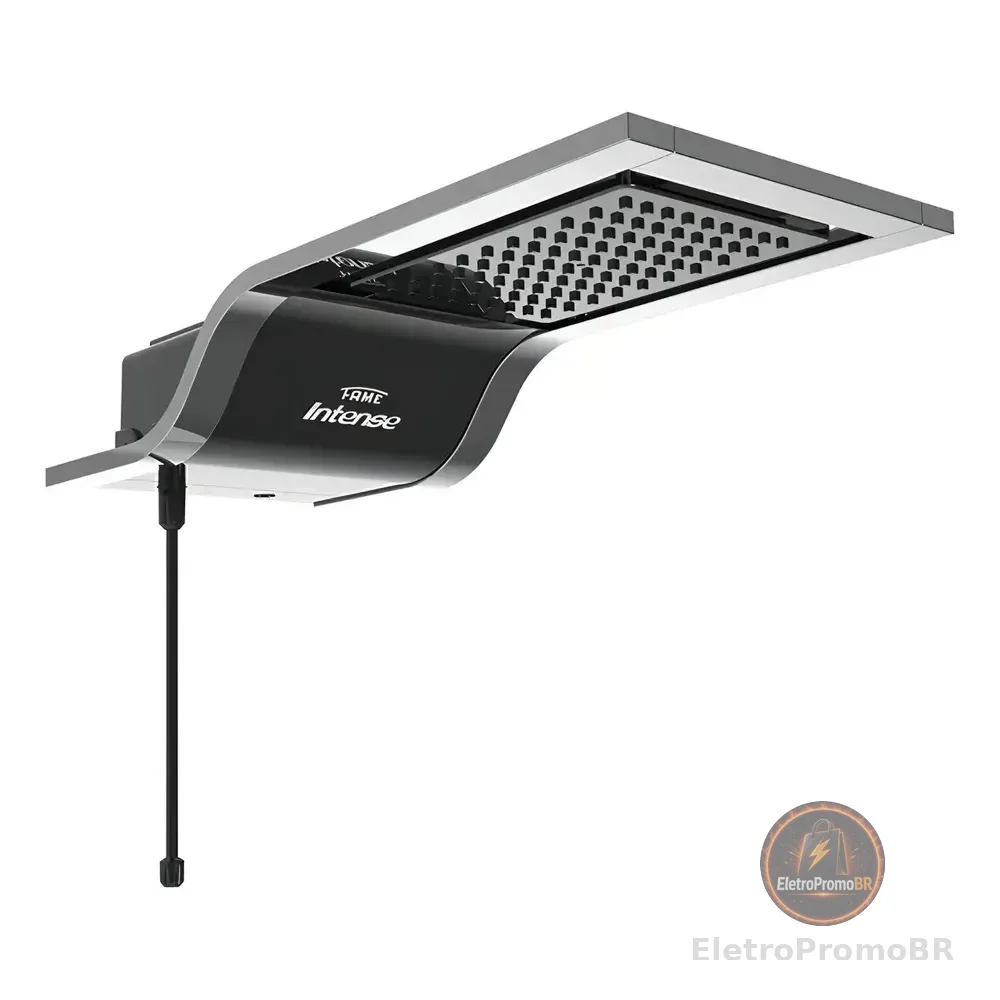 Chuveiro Eletrônico Ducha Intense Preto / Cromado Fame Cor Preto/cromado Potência 7800 W