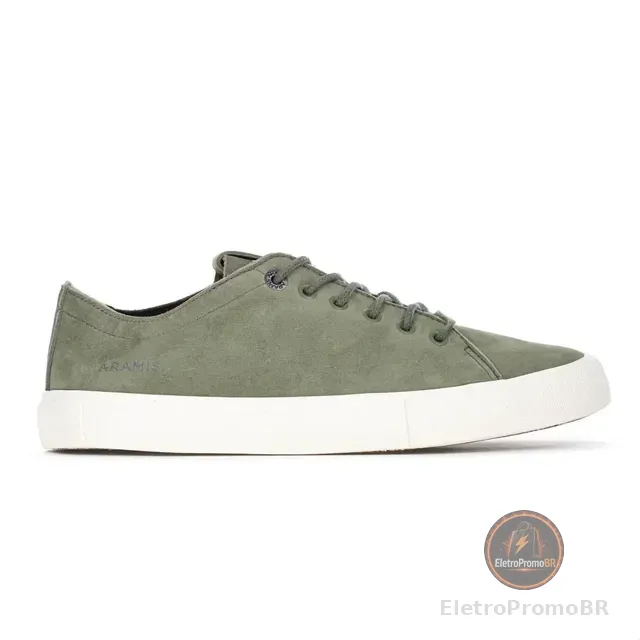 Tênis Masculino Aramis Couro Leve Casual Elegante Resistente