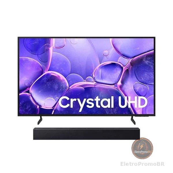Smart TV 50" Crystal UHD 4K U8600F 2025 + Soundbar HW-B400F/ZD