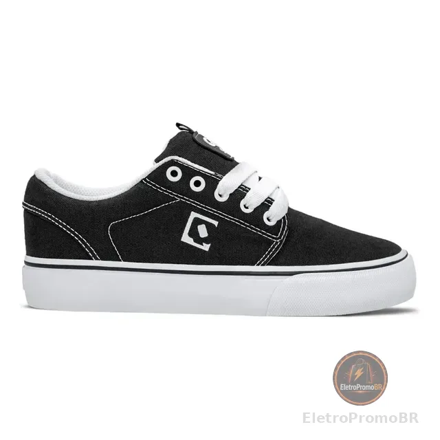 Tênis Qix Combat 3 Unissex | Preto Branco Lejon