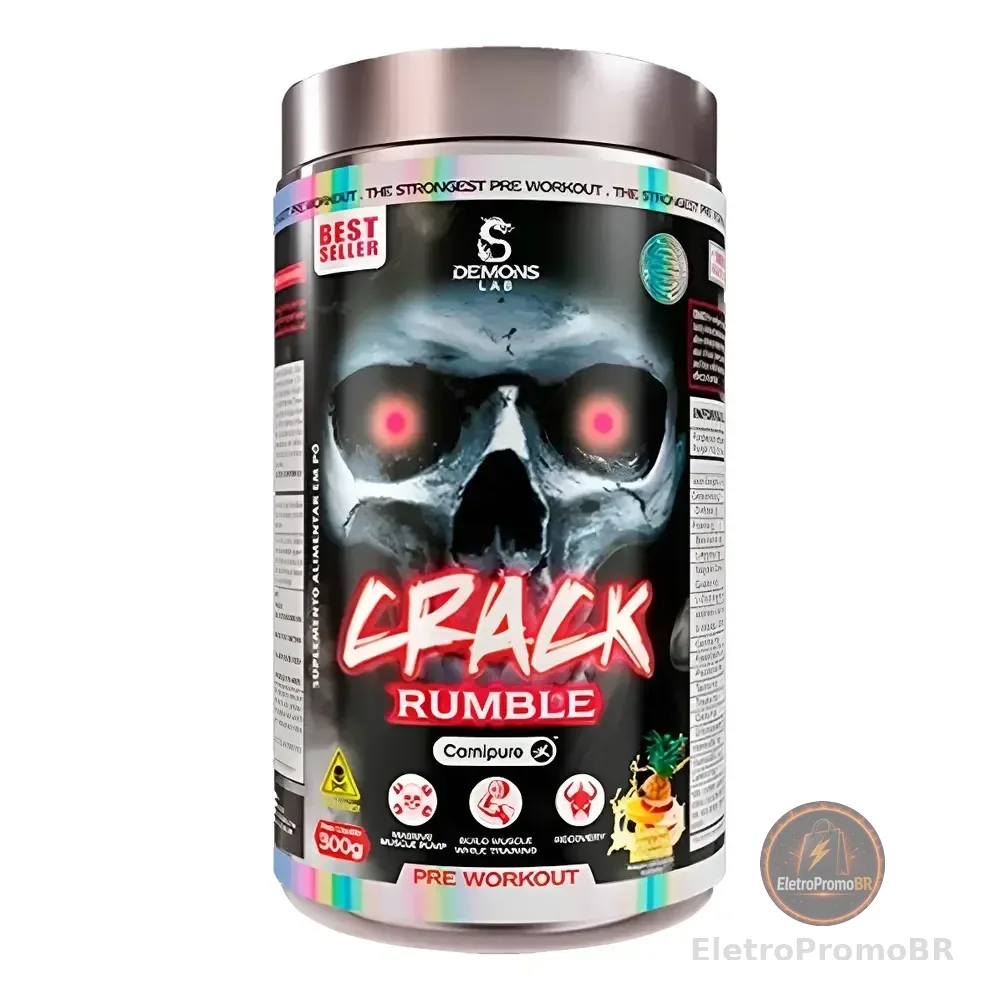 Pre Treino Crack Yellow Madness 300g - Demons Lab Yellow Madness