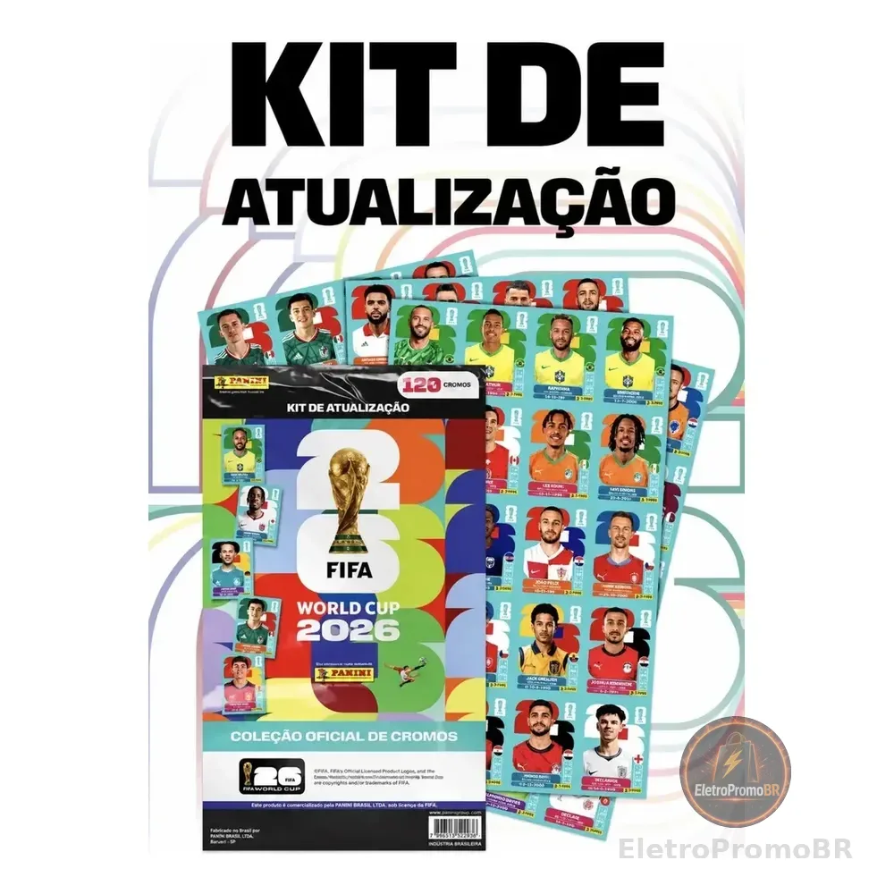 Kit de atualização do personagem NEYMAR da Panini Copa 2026