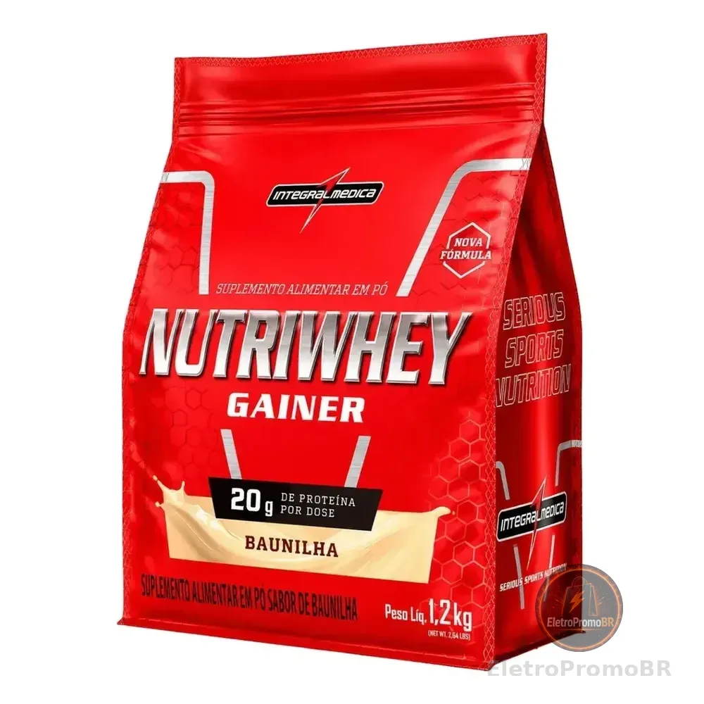 Nutriwhey Gainer Protein 1,2 Kg - Integralmedica Baunilha