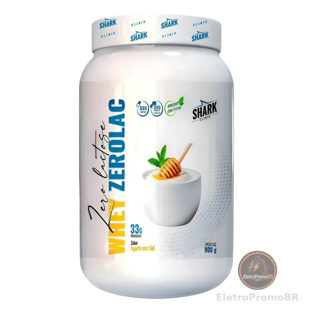 Whey Zerolac Linha Clinic 900g Iogurt Com Mel | Shark Pro
