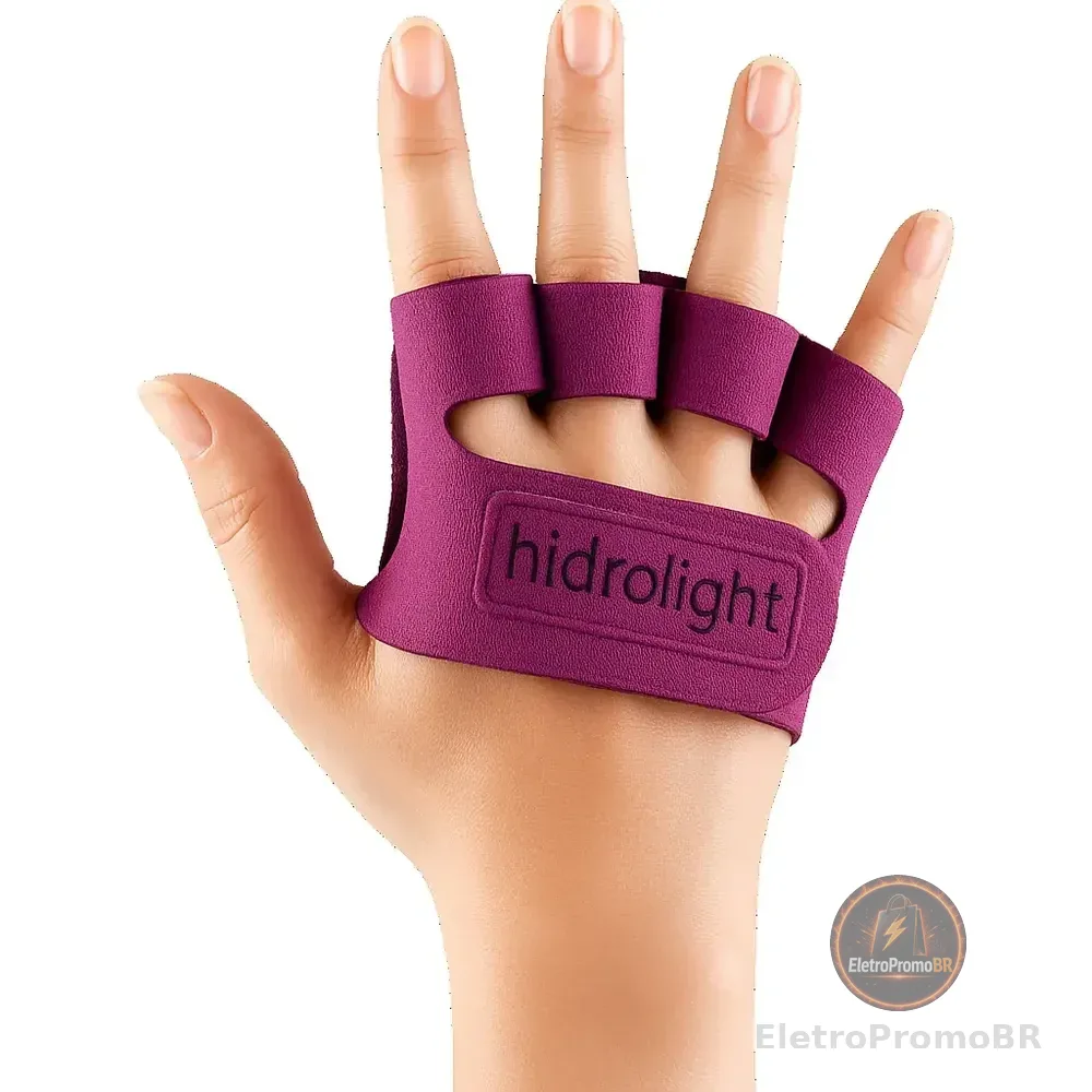 Luva Mini Palma Hidrolight de Neoprene para Academia e Musculação – Tamanho M