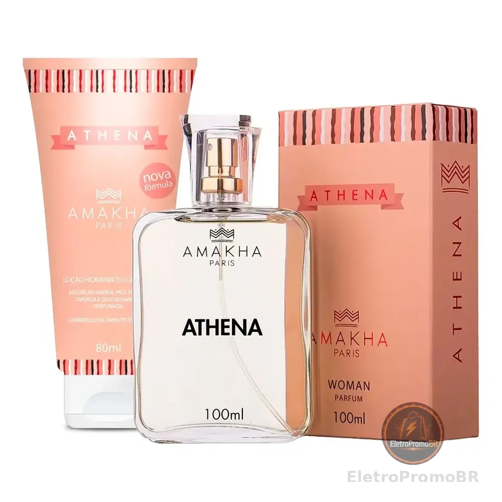 Kit Essencial Athena - Perfume Feminino 100ml + Hidratante