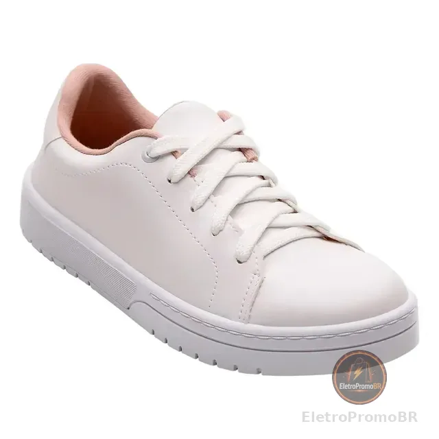Tênis Moleca Feminino Moda Casual Básico Passeio Confortável