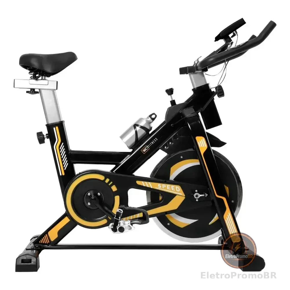 Bicicleta Spinning Com Roda De Inércia De 13kg Wct Fitness Cor Preto