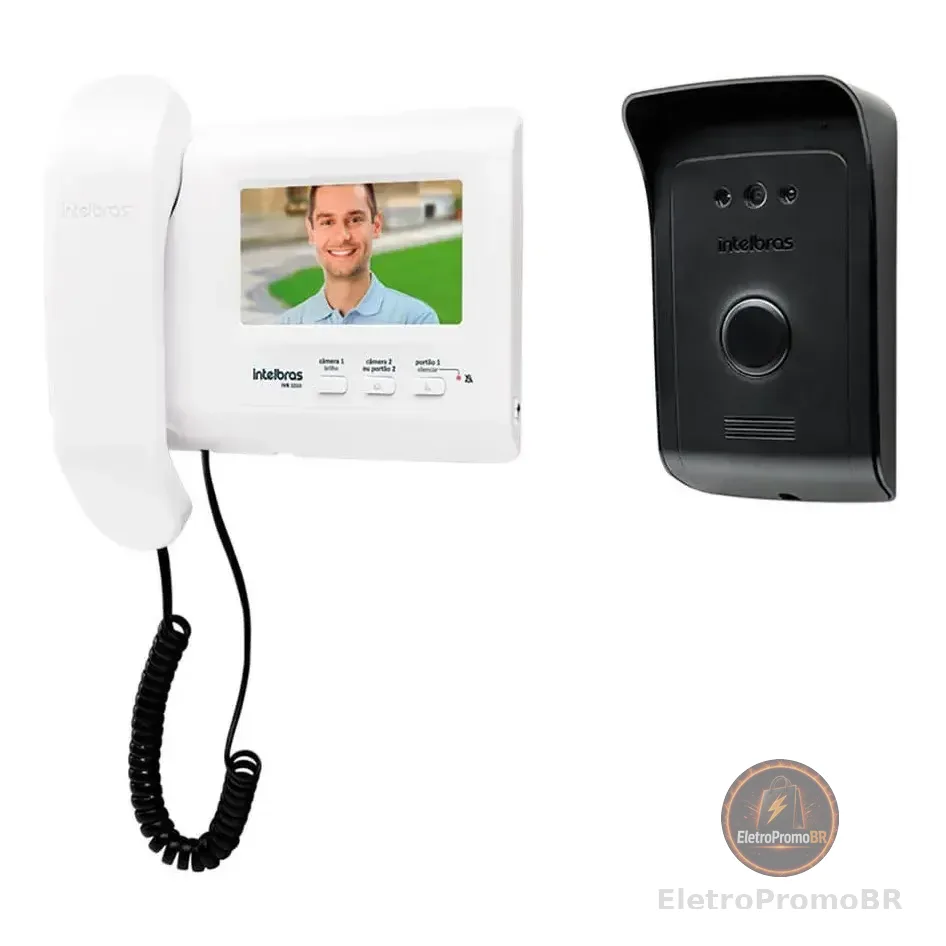 Video Porteiro Ivr 1010 Branco E Preto Intelbras 110V/220V