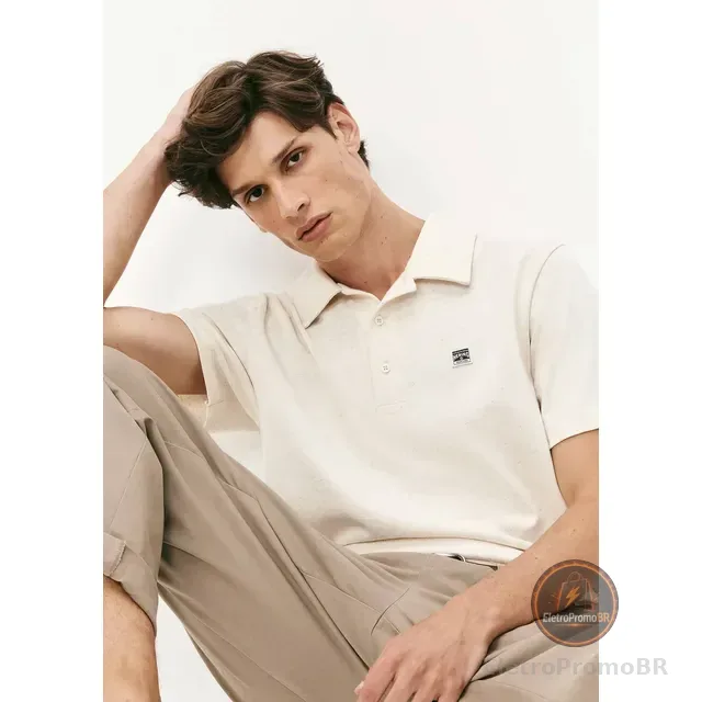 Camisa Polo Masculina Manga Curta Comfort Hering