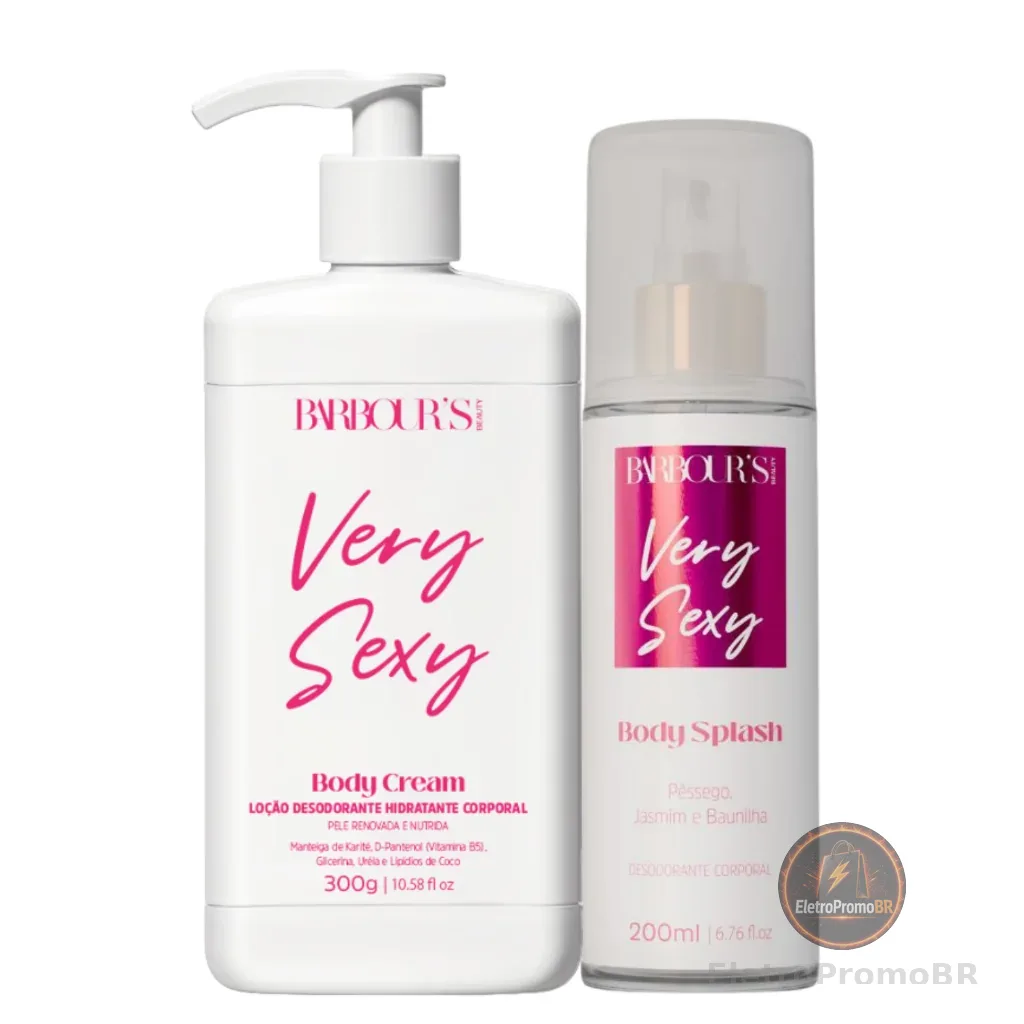 Kit Body Splash e Hidratante corporal Very Sexy Barbours