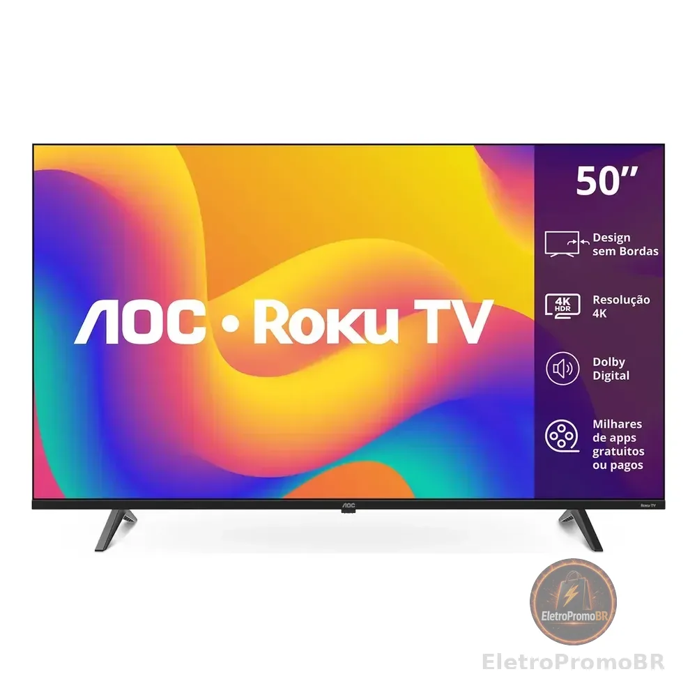 Smart Tv Roku Tv 50 7045 4k Uhd Aoc Bivolt