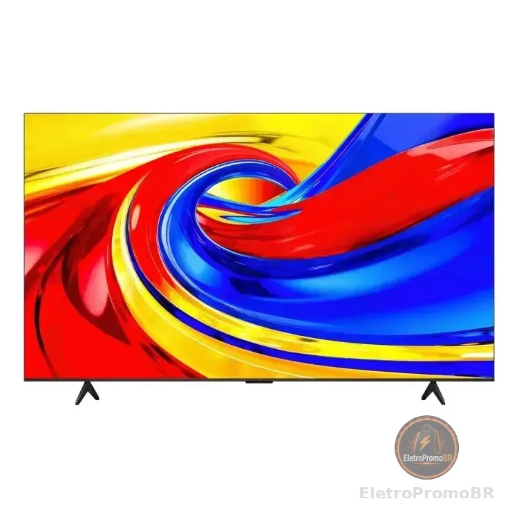 Smart TV TCL 50 Polegadas QLED 4K P7L WiFi Bluetooth Google TV HDR10+ 120 Hz VRR AIPQ 50P7L