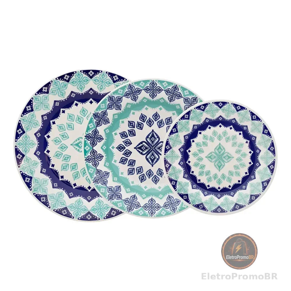 Aparelho De Jantar 12 Peças Biona Lola Donna 24