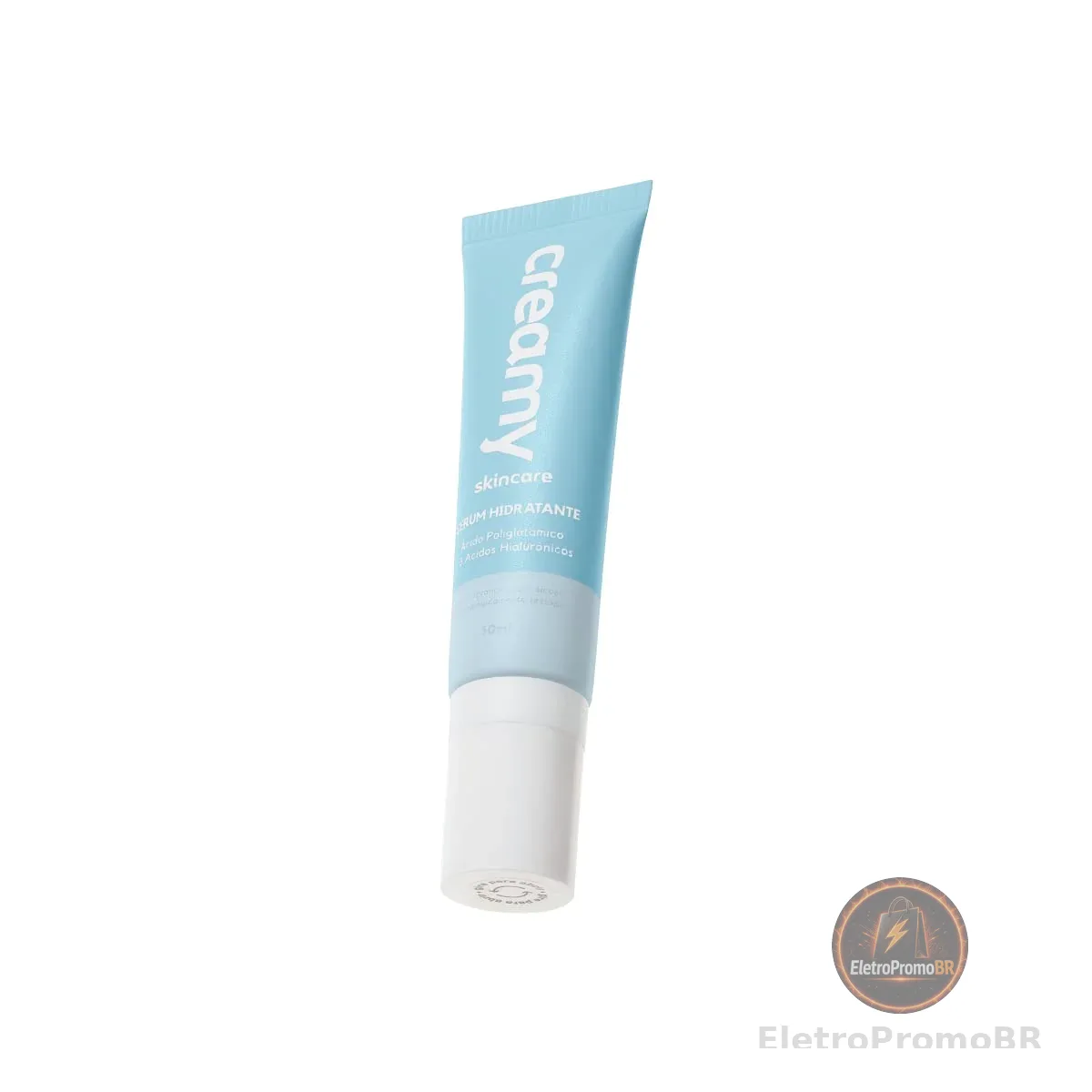 Creamy Skincare Sérum Hidratante 30ml | Textura Leve, Oil-Free, Hidratação Profunda, Rápida Absorção | Uso Diurno e Noturno, Todos os Tipos de Pele, inclusive Oleosas