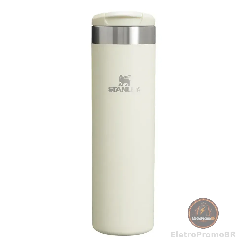 Garrafa Térmica Stanley Aerolight Transit Slim Cream 591ml
