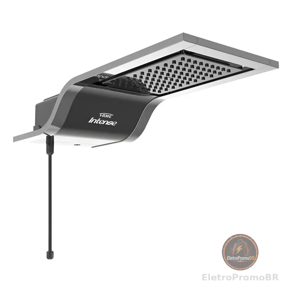 Chuveiro elétrico de parede Fame DUCHA INTENSE preto 7.8kW