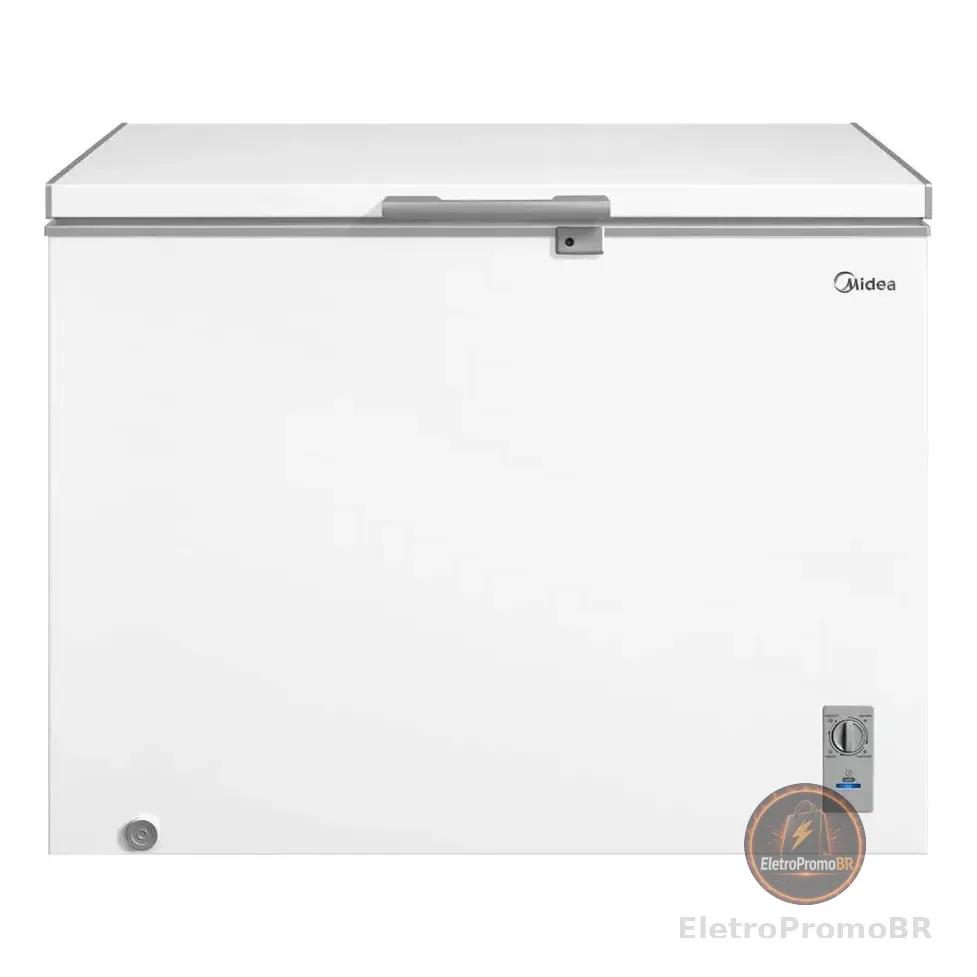 Freezer Horizontal Mdrc411fzd013 293l Inverter Midea Branco