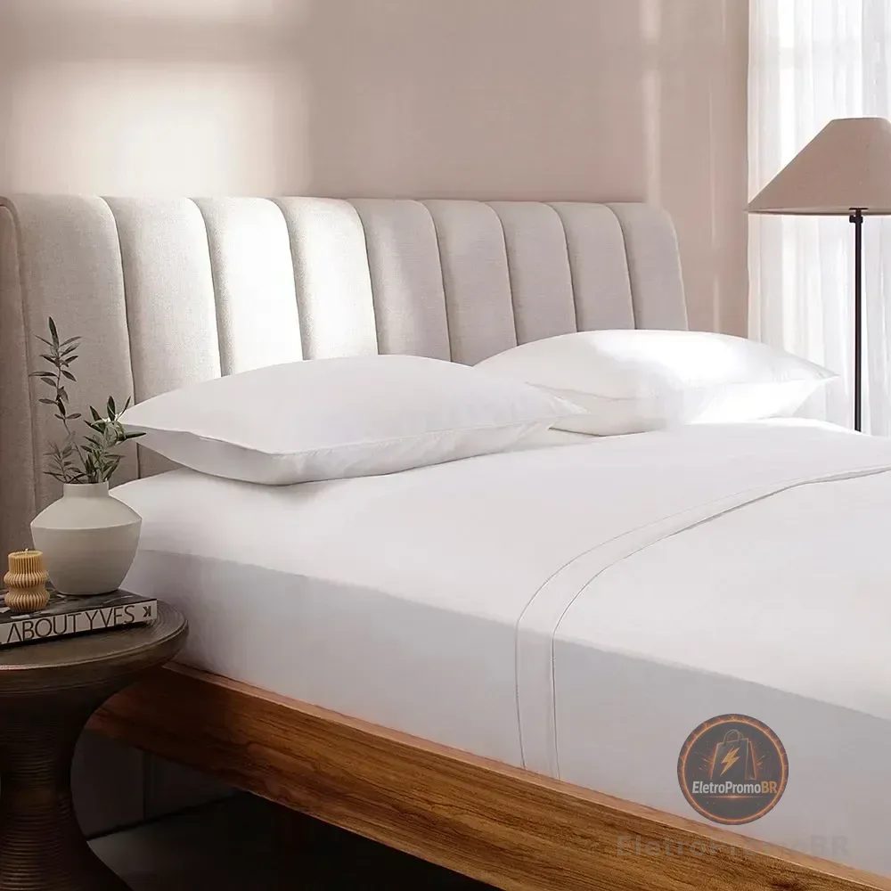 Jogo De Cama Queen Buddemeyer Cotton Essential Cor Branco