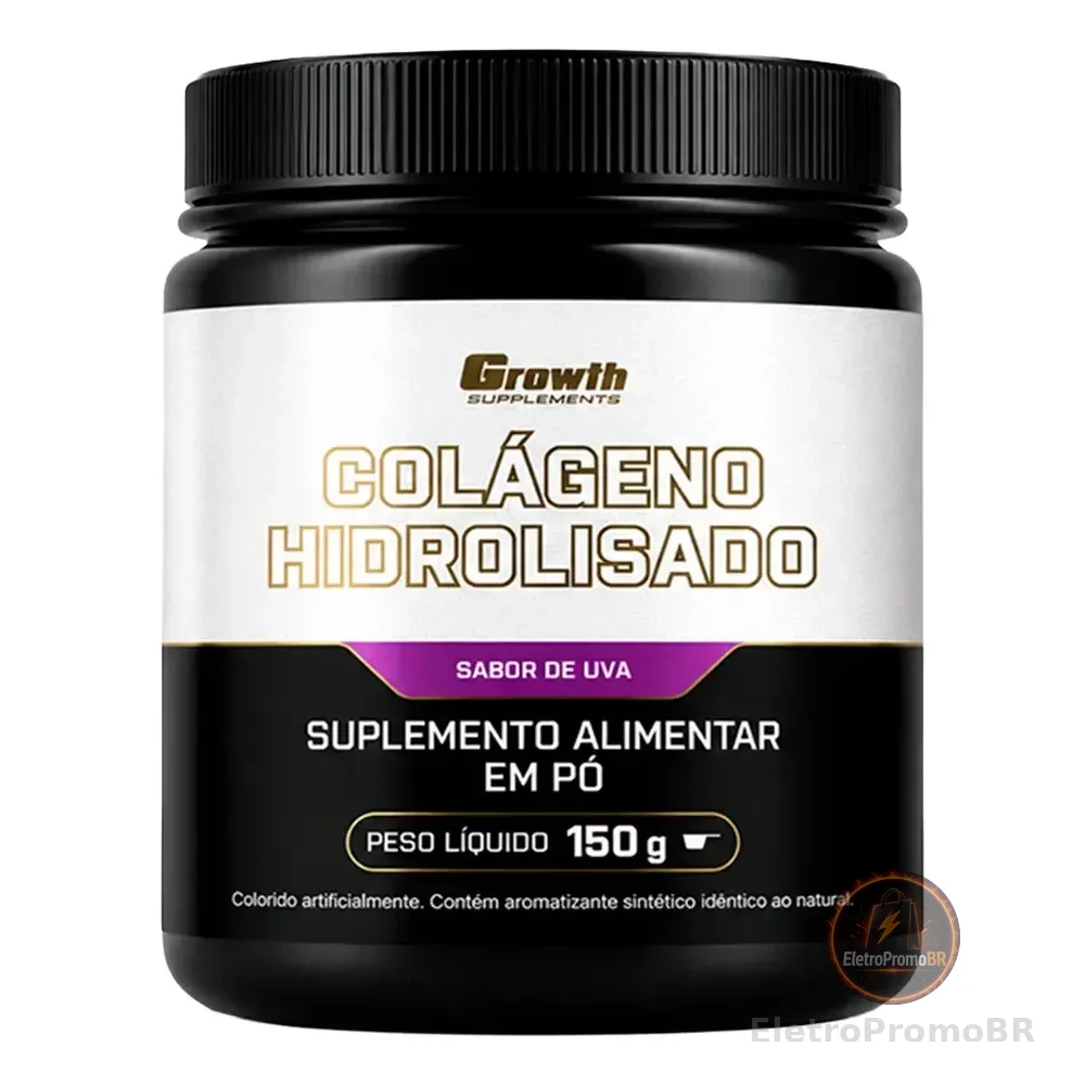 Colágeno Hidrolisado 150g Growth Supplements Uva