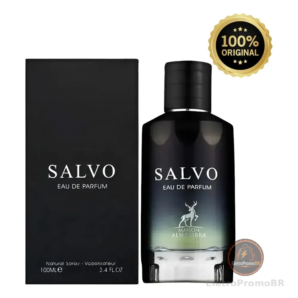 Perfume Arabe Masculino Salvo Eau De Parfum 100 Ml Original