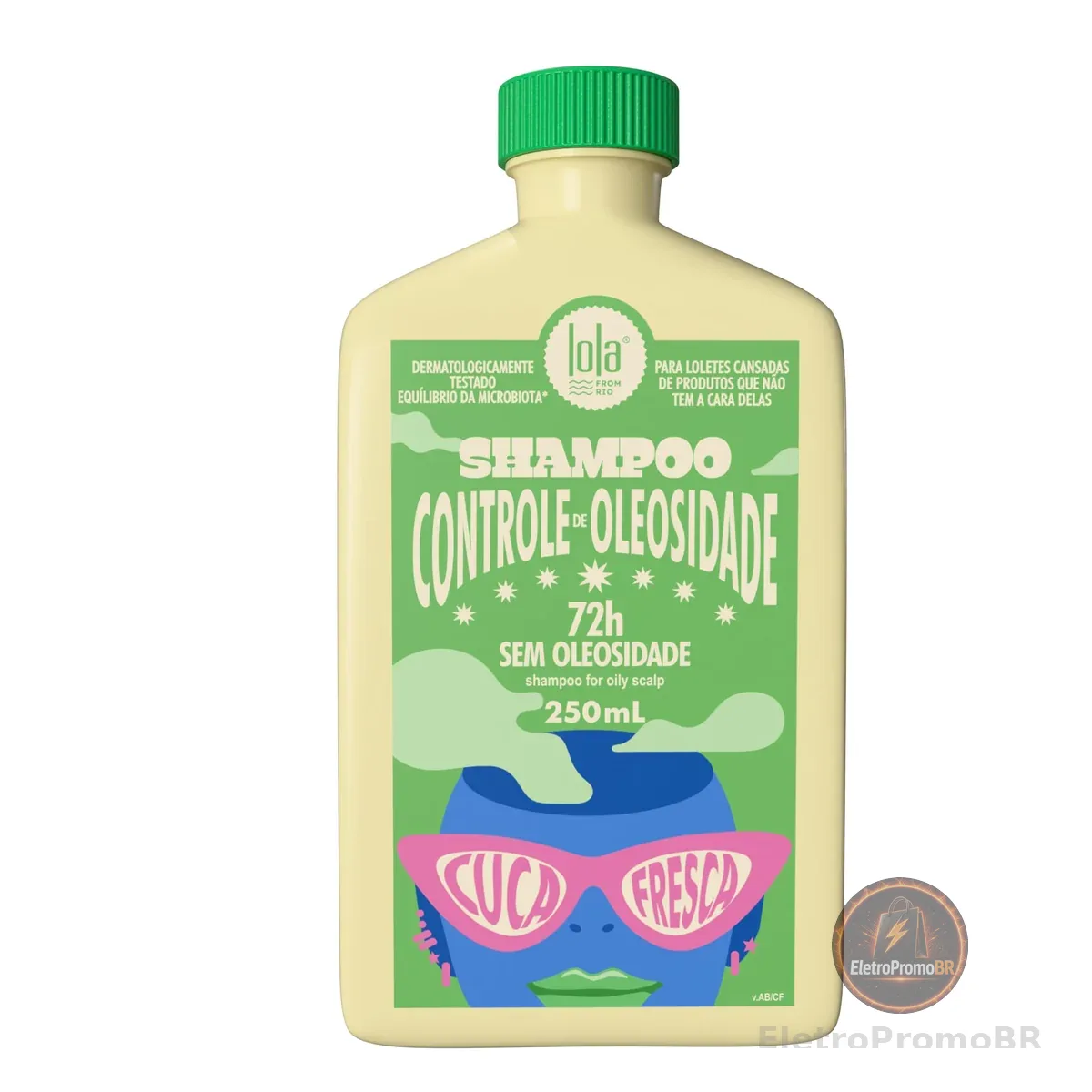 Shampoo Controle de Oleosidade Lola Cosmetics Cuca Fresca 250 ml