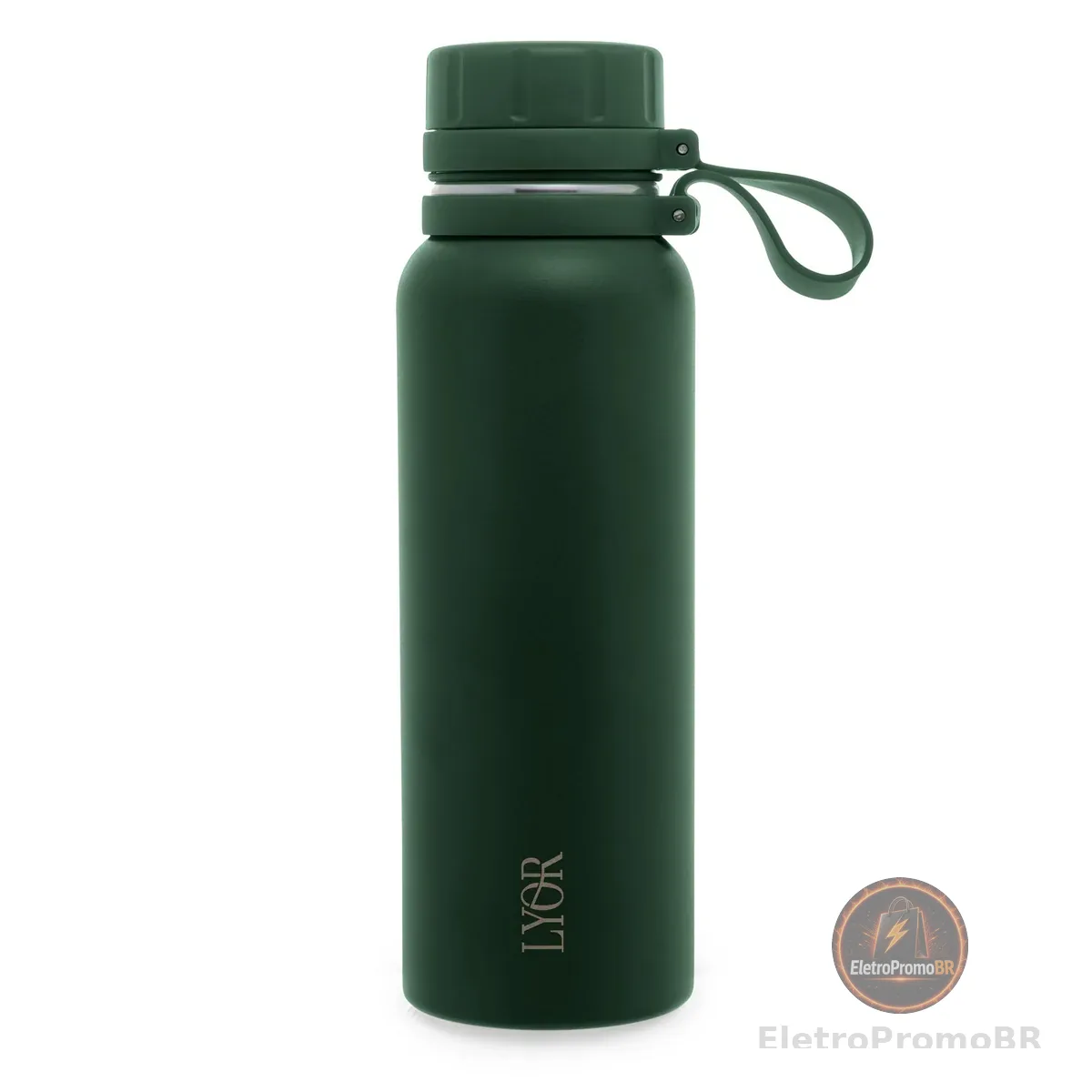 LYOR - Garrafa Térmica de Aço Inox Explorer Verde 650ml