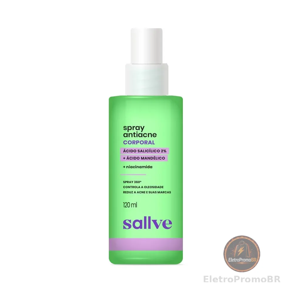 Sallve Spray Antiacne Corporal 120ml
