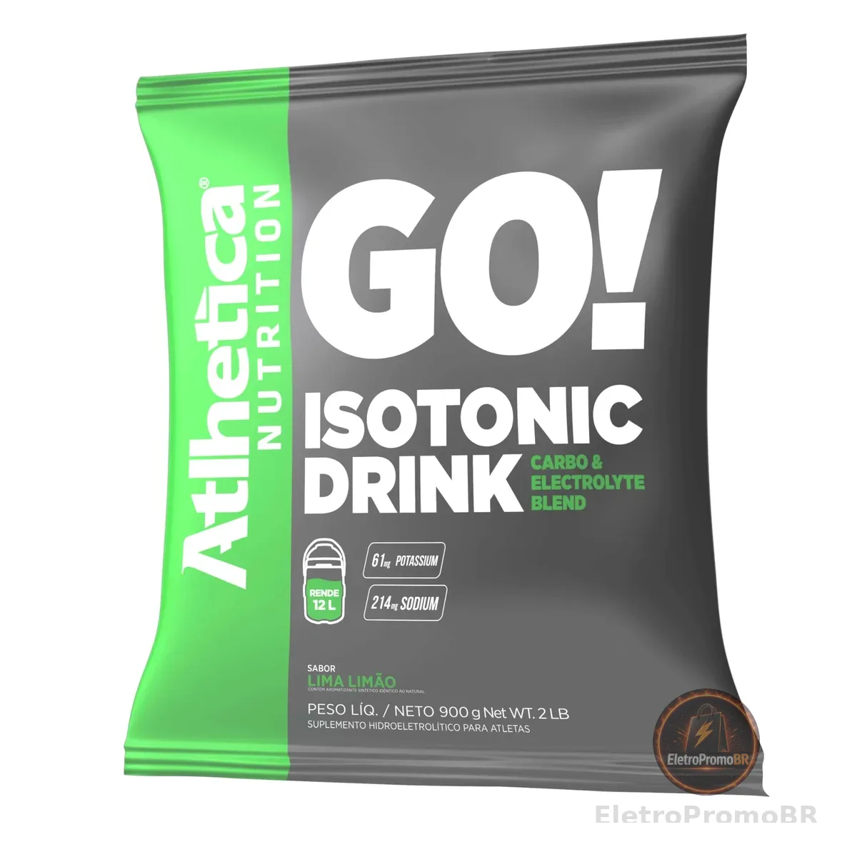 Atlhetica Nutrition Isotonic Drink (900G) - Sabor Lima-Limão