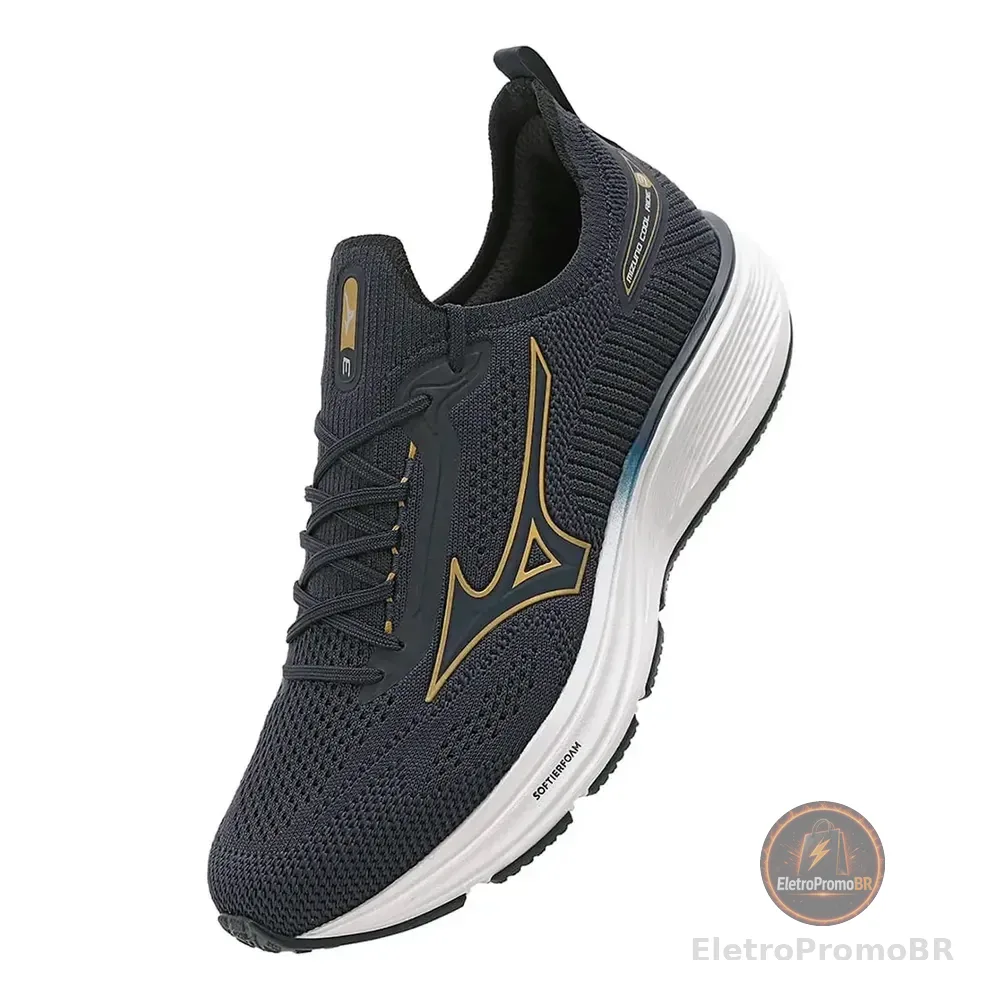 Tênis Mizuno Cool Ride 3 Esportivo Corrida Academia Original Marinho Lisa 40