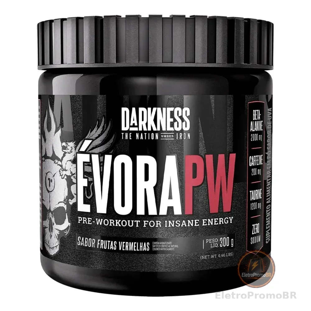 Évora Pré Treino Frutas Vermelhas 300g Darkness